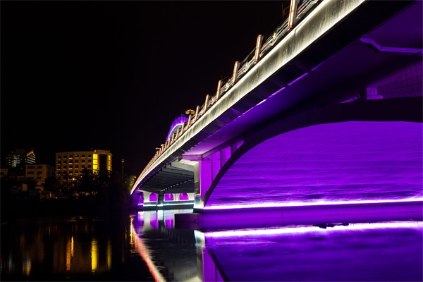 大橋夜景燈光亮化